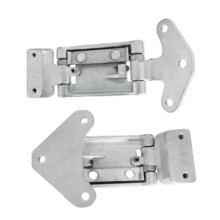1 paire de butées de charnière de porte arrière supérieure et inférieure 504027554 504027553 pour Daily IV 2006-2011 3801998 500324294 500324295