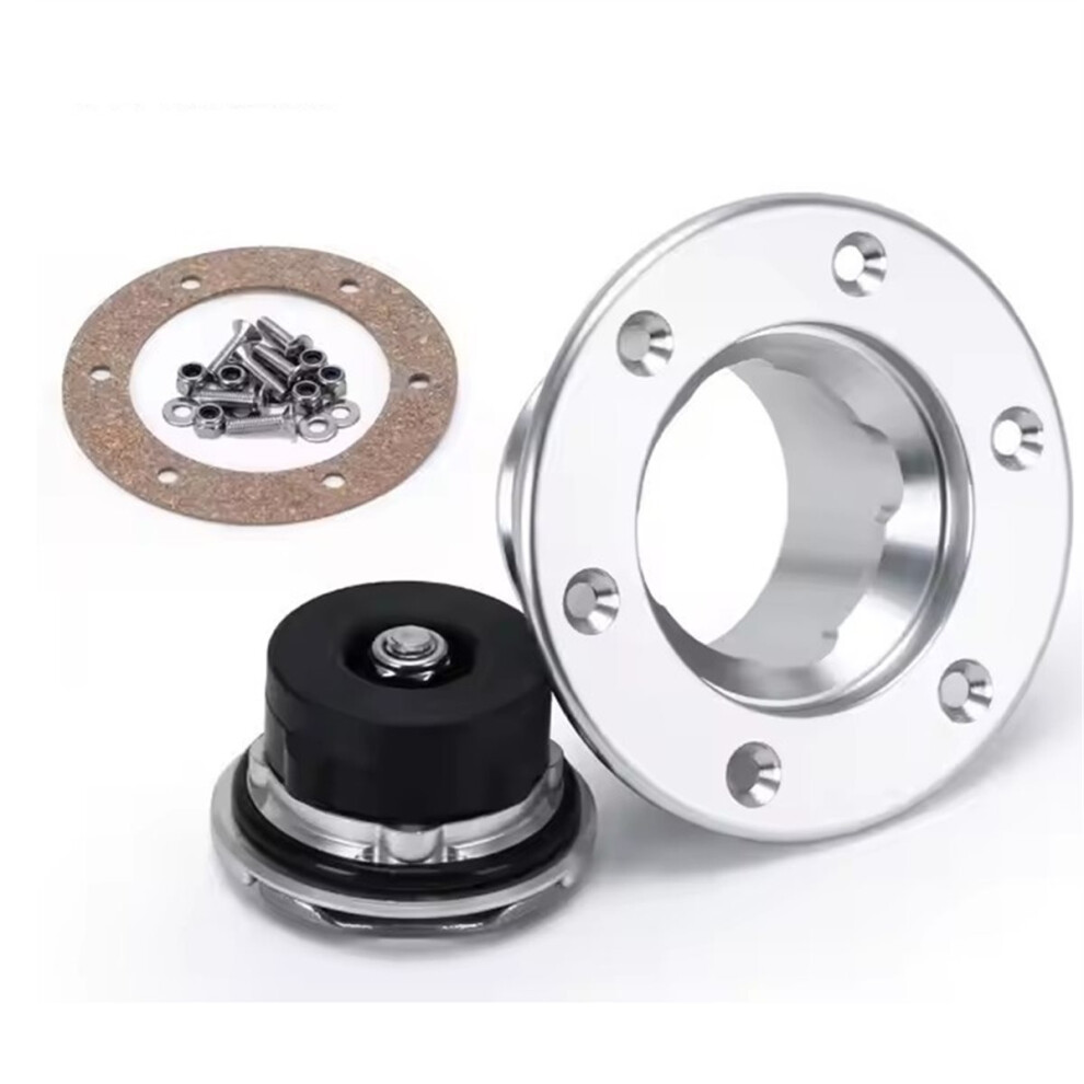 Aluminum Billet Cell / Surge Tank Cap Flush Mount Id 35.5Mm 6-Hole Polished Tank Aluminum Cap 4853466314831