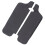 Black Microfiber Leather Sun Visor Replacement Cover Repair for 1994-2004 5