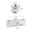 Shifter Bushing Kit Modified Front and Rear Solid Linkage Shifter Bushing Kit for 88-2000 B-Series Engines 2