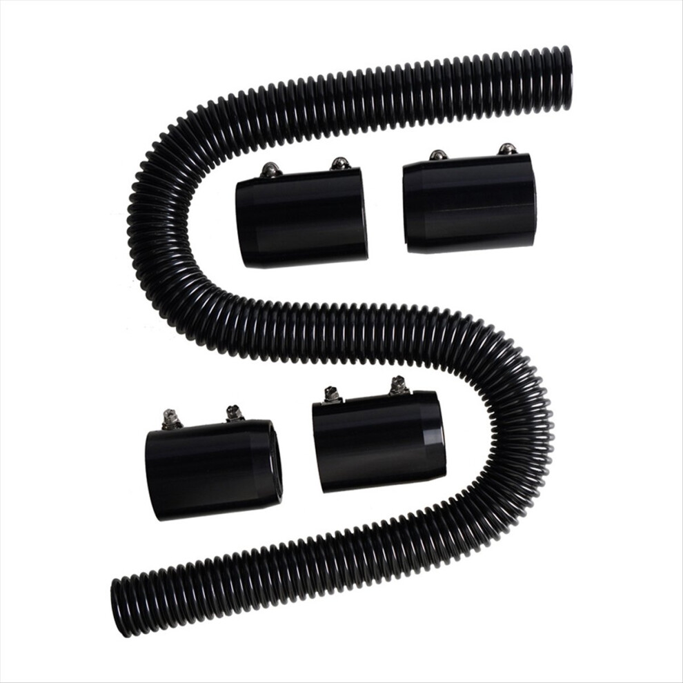 Car Radiator Hose Stainless Steel Radiator Flexible Coolant Hose Set With Cap Clamp Universal Car Parts 36Inch 4851698667398