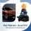 με βάση PH24WY DRL φλας για 3008 5008 C5 Amber 12V 6