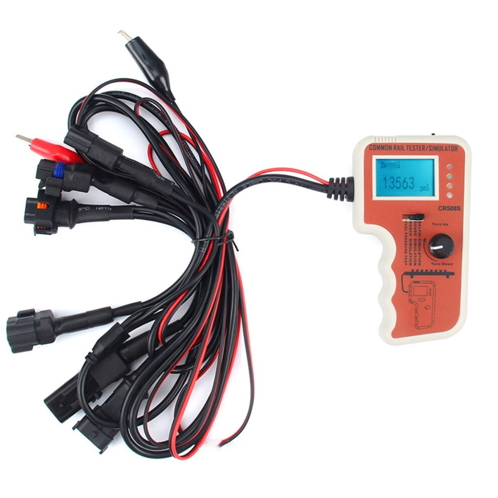 Cr508s Digital Common Rail Pressure Tester & Simulator Advanced Diagnostic Tool For High-Pressure Pump Engines 4853466310239