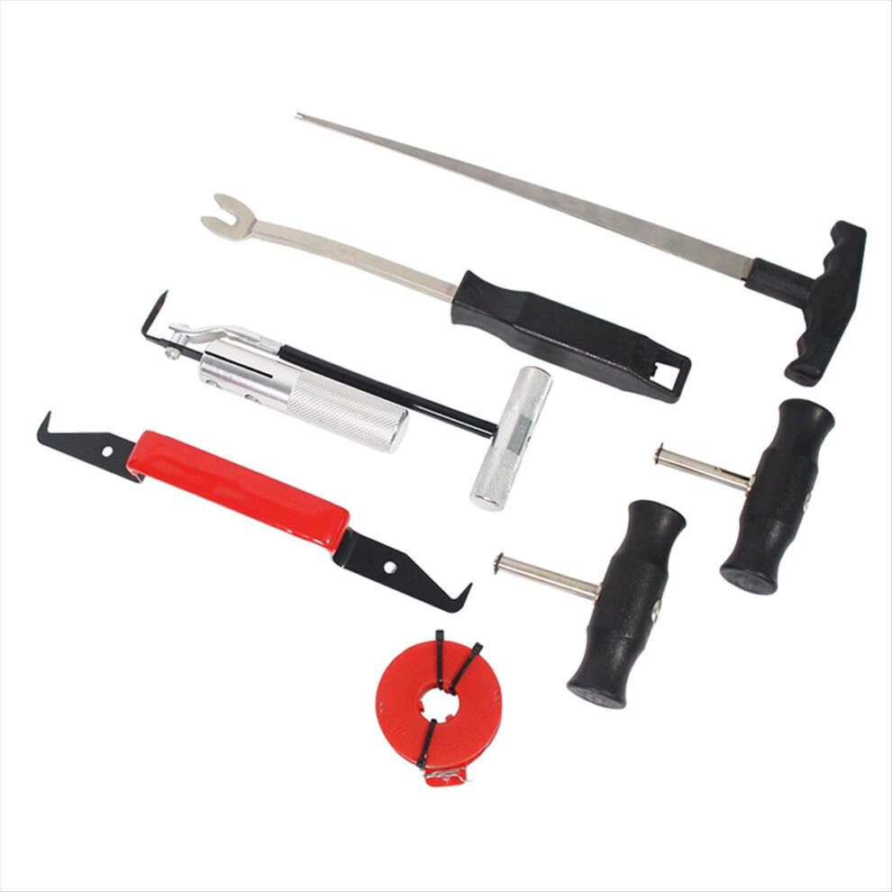 7Pcs Professional Car Windscreen Windshield Removal Tool Kit Automotive Wind Glass Remover Car Auto Glass Removal Tool 4853466325899