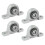 4X KP08 Μαξιλάρι μπλοκ χυτευμένο περίβλημα 8 x 20 x 6mm ένθετο ρουλεμάν 1