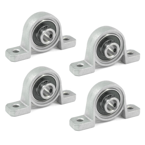 4X KP08 Μαξιλάρι μπλοκ χυτευμένο περίβλημα 8 x 20 x 6mm ένθετο ρουλεμάν