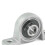 4X KP08 Μαξιλάρι μπλοκ χυτευμένο περίβλημα 8 x 20 x 6mm ένθετο ρουλεμάν 3