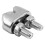 12 abrazaderas de acero inoxidable para cables de 0,3 cm y 3 mm. 6