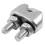 12 abrazaderas de acero inoxidable para cables de 0,3 cm y 3 mm. 5