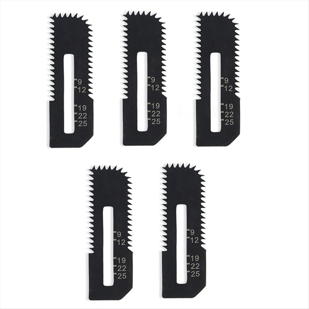 5 Pack Drywall Cut-Out Saw Blades For Cordless Cut-Out Saw, Cuts Drywall Up To 1-3/16Inch Thick (Depth Markings) 4853252717723