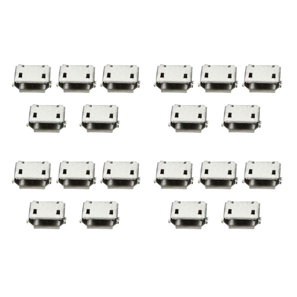 200Pcs Micro-Usb Type B Female 5Pin Smt Socket Jack Connector Port Pcb Board 4853466349765