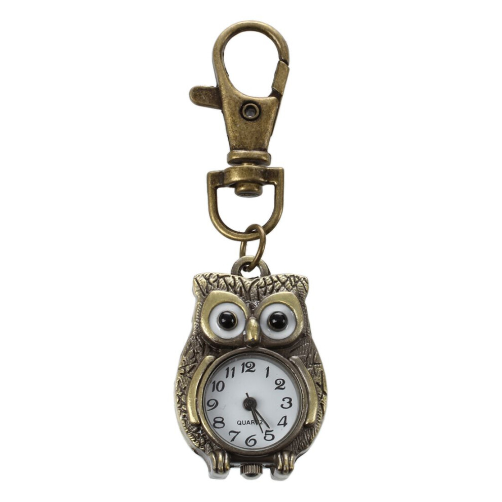 Keychain Clock Keyring Owl Shape 37X24mm 4853252717426