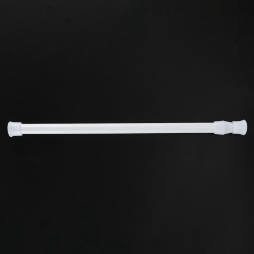 2 barres de douche télescopiques blanches de 30 à 50 cm 1