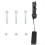 Bilgaspedal 699-125 5S8785 EL2Z9F836A til Explorer 2004-2010 5