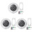 3X 7 χρώματα 24V 18W LED RGB Υποβρύχια πισίνα με έντονο φως / Τηλεχειριστήριο 1