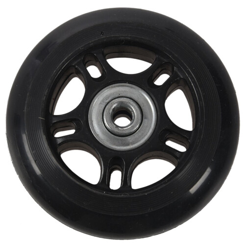4 sada náhradních koleček pro kufry/inline brusle 64x18mm, černá 2