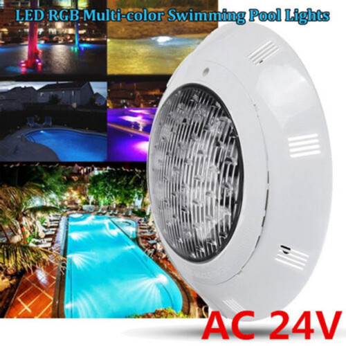 3X 7 χρώματα 24V 18W LED RGB Υποβρύχια πισίνα με έντονο φως / Τηλεχειριστήριο 2