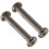 4 sada náhradních koleček pro kufry/inline brusle 64x18mm, černá 7