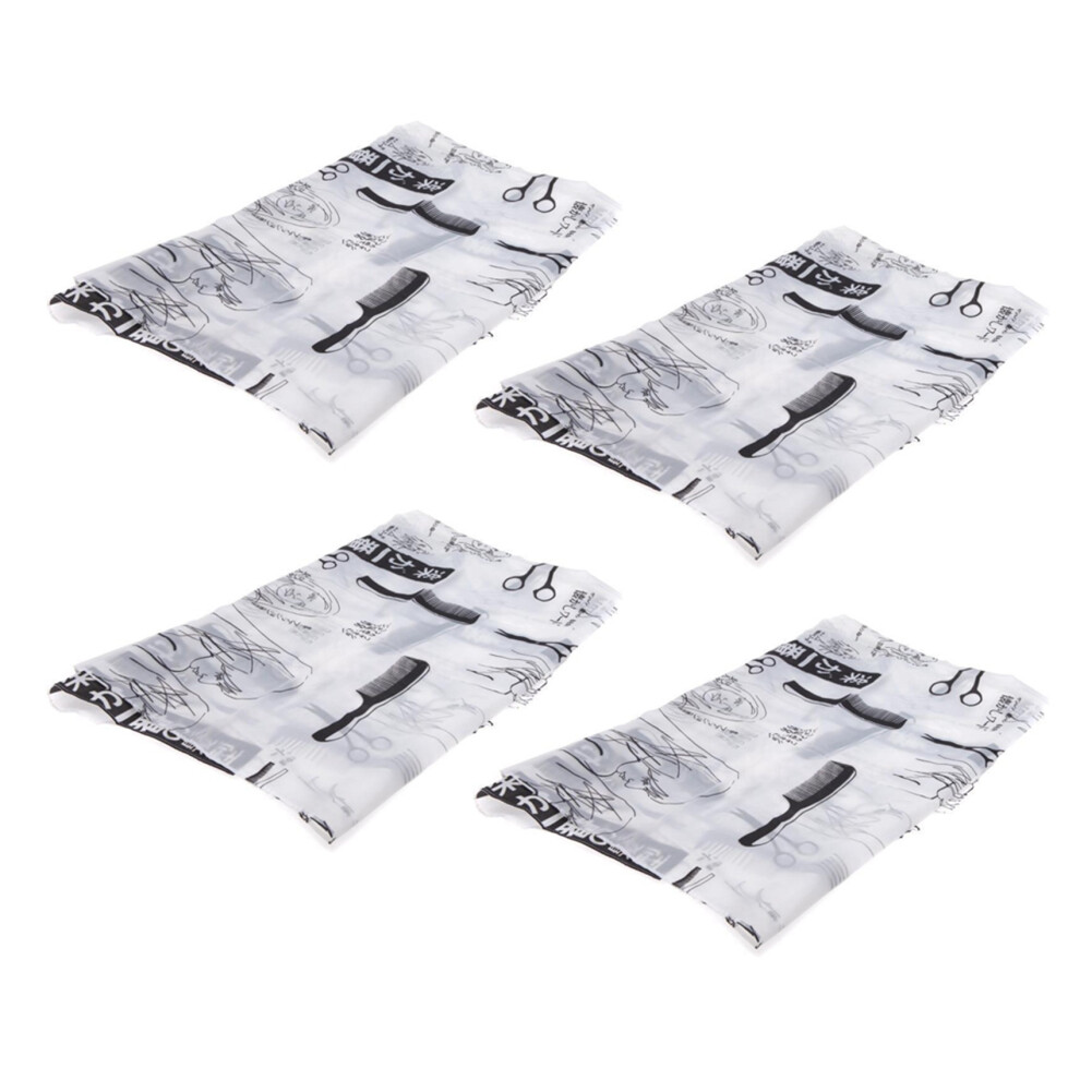 Black 4X Adult Salon Barber Gown Cape Hairdressing Hairdresser Hair Cutting Cloth