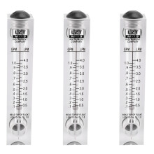 3x zwarte verstelbare knop 0,1-1 GPM paneeltype waterdebietmeter -15