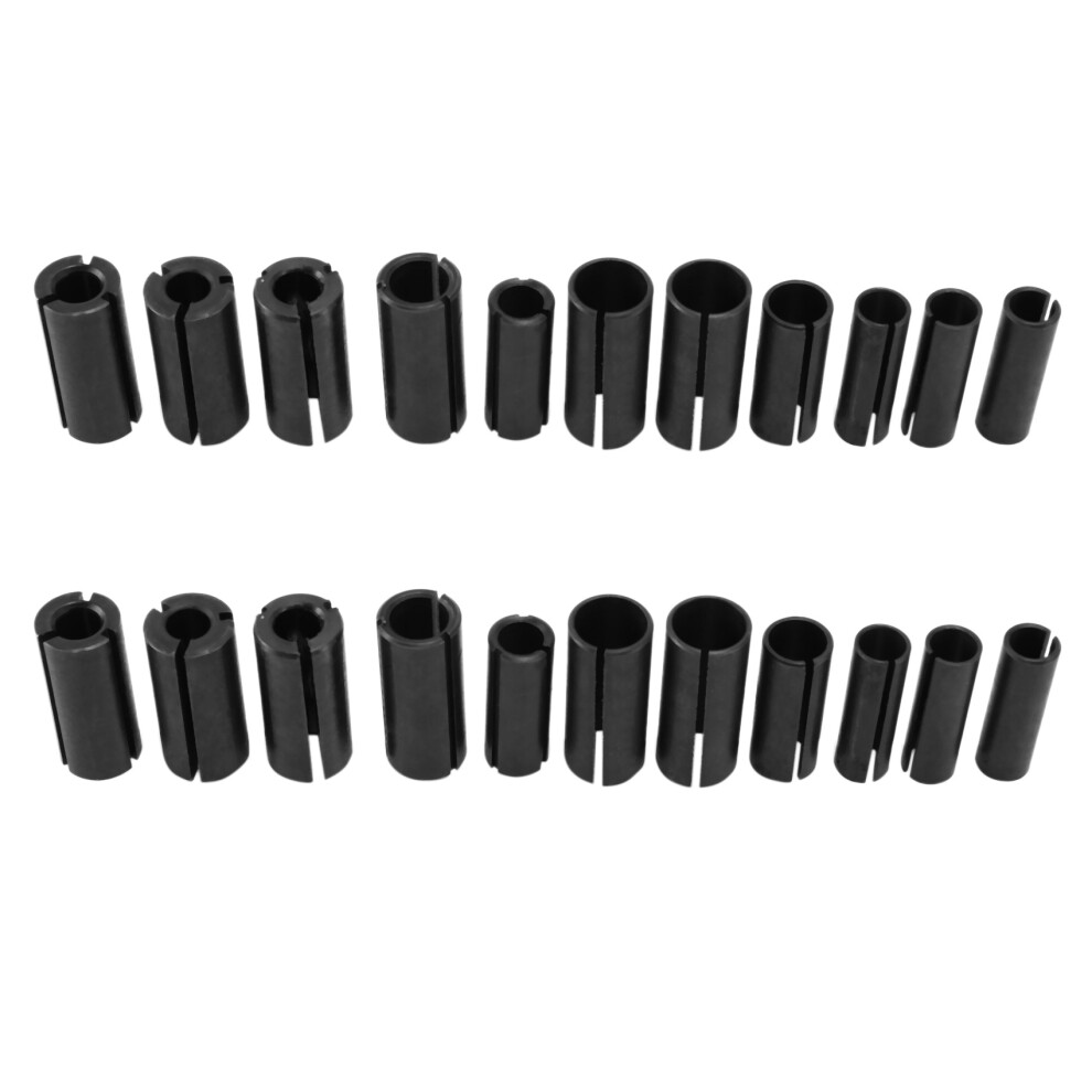 18Pcs Conversion Chuck Cnc Router Bit Tool Milling Cutter Adapter Collet Engraving Tool Woodworking Cutter Tool 4853466358927