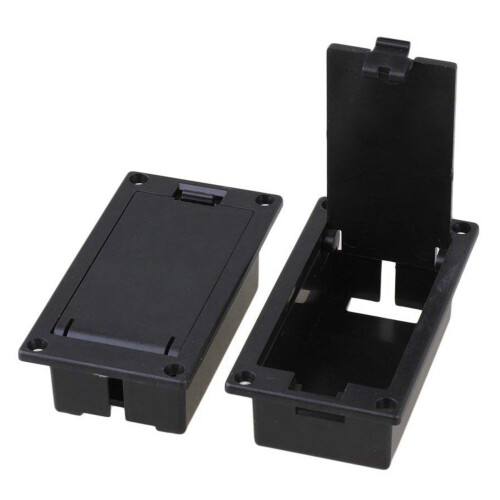 Guitar Bas 9V Batteriholder Rumcover Sort Sæt med 30 1