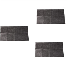 3X Tecido para Caixa de Subwoofer de Carro, Fibra de Poliéster, Placa Absorvente de Som, Tecido Anti-Sísmico, Feltro Cinza