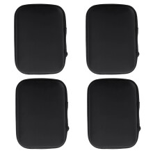 4X Bærbar Harddisk Stødsikker Lynlåsbetræk Taske Etui 2,5 Tommer HDD Taske Sort