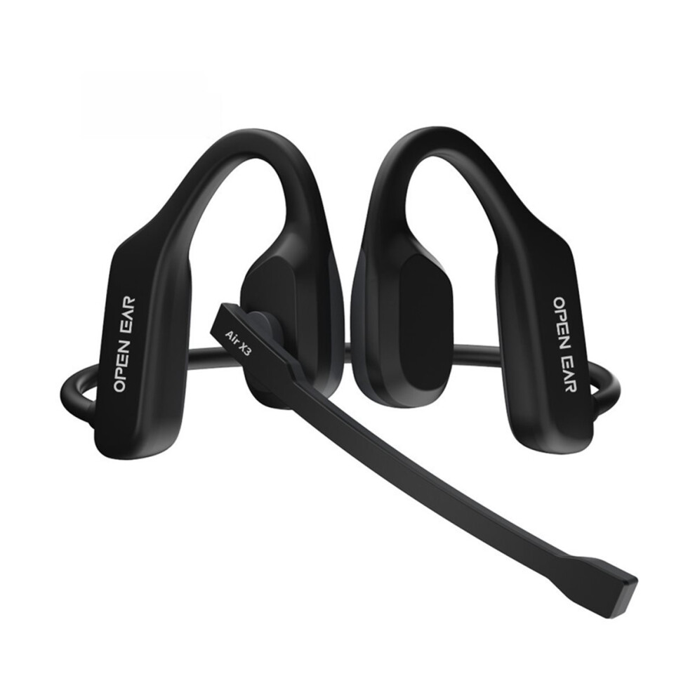 Open Ear Noise Cancelling Headset Wireless Bluetooth Enc Call Noise Elimination Headphone Wireless With Boom Microphone 4853870997071