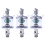 3Pcs 50ML Engine Machine Lubricator Oil Drip Feed Oiler Clear+Silver 1