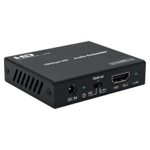 -Kompatybilny z osadzarką audio 4K 60Hz .0 Audio Inserter HD+Aux+Digital Toslink Audio do -Kompatybilny z 18 Gb/s
