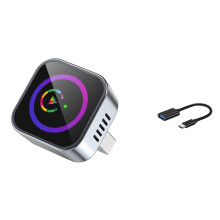 Bezprzewodowy adapter CarPlay BT5.2 + 2.4G 5G WIFI USB Dongle Smart Box zmienia przewodowy CarPlay na bezprzewodowy