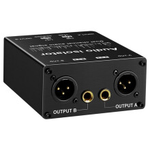 XLR Audio Isolator Professionel Audio Støjfilter 2-vejs Passiv Audio Isolator Tilbehør Live