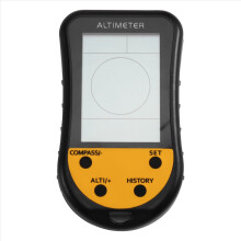 Altimetro digitale elettronico LCD Mini altimetro Barometro Bussola Termometro Previsioni del tempo Orologio Calendario