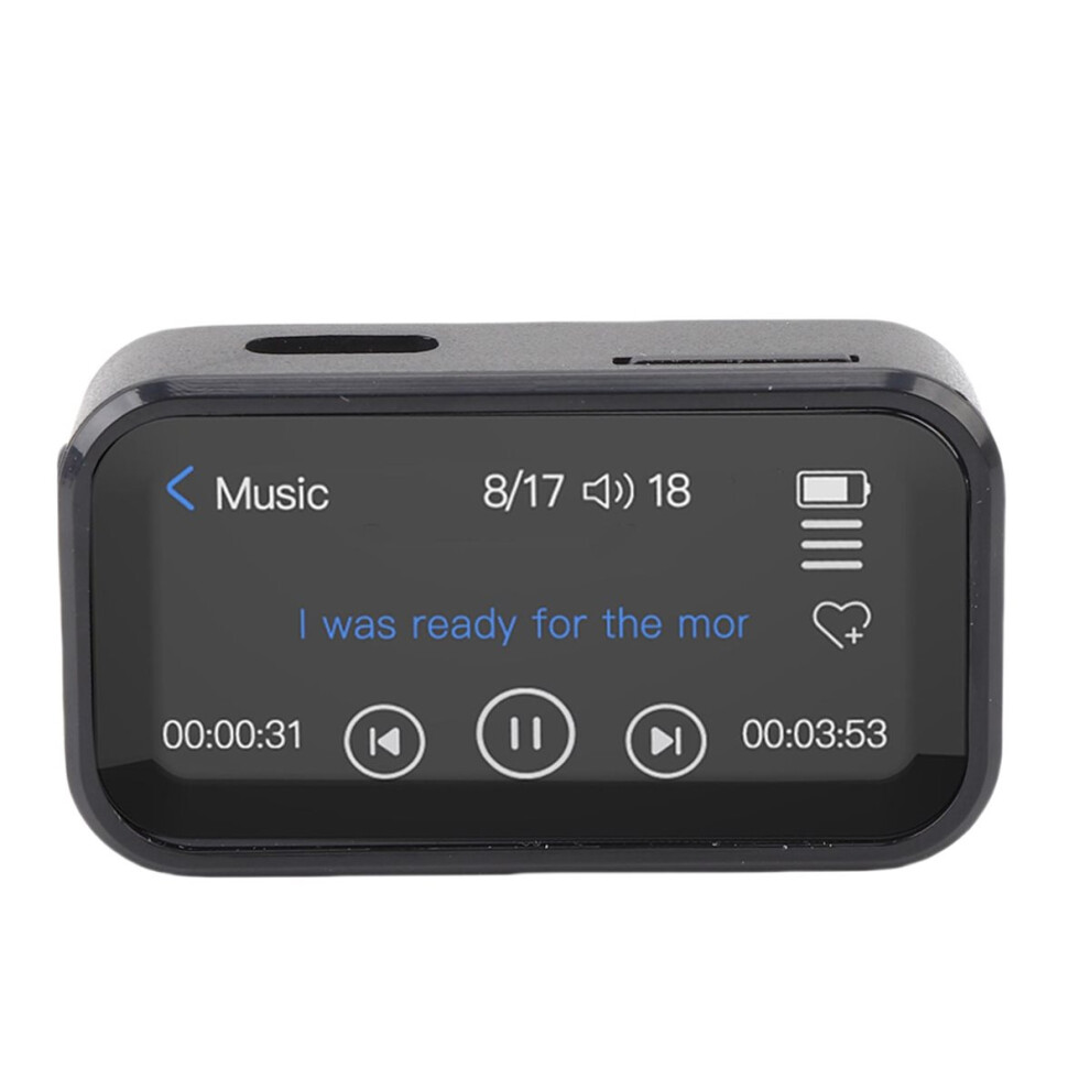 Bt Mp3 Player Portable Back Clip Full Touchscreen Hifi Lossless Music Player Radio Touchscreen Mp3 Player Mp3 Player 4853870904741