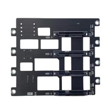 SAS/harde schijf backplane SFF8643 naar 4-bay harde schijf backplane 6 Gbps voor NAS-opslagserver HDD-adapter