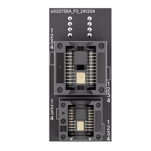Gniazdo programatora BIOS 4w1 Pitch SOP8 WSON8 QDFN8 Adapter 8-pinowy nagrywarka pamięci EEPROM do naprawy płyt głównych laptopów
