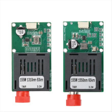 Fiberkonverter SingleMode Single Fiber FC/UPC TX/RX 1 Kanal Video+UART TTL SBUS til Optisk Controller 0-60km 5.5V-26V