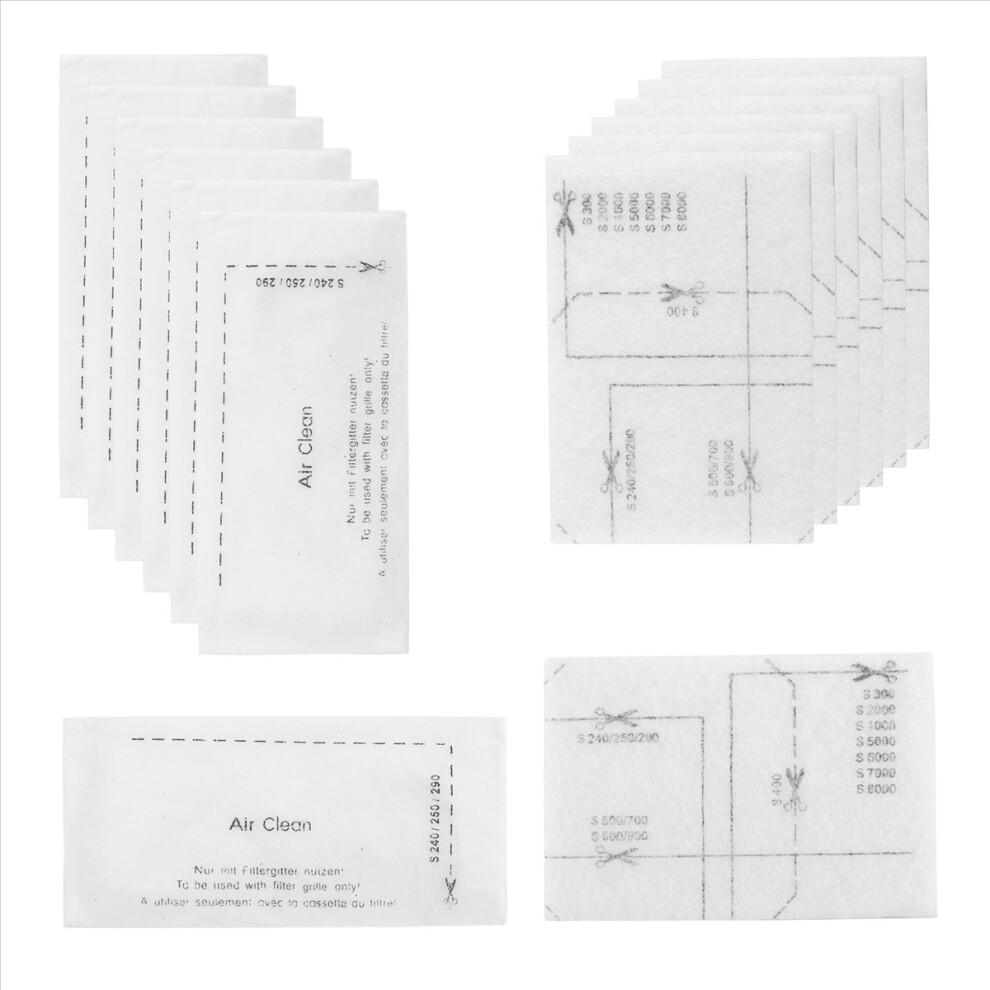 Vacuum Cleaner Filters for Miele Complete S8340 S8360, C1 C2 C3, Exhaust Filter Replacement Parts Sets