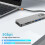 USB-C Hub Type-C Splitter 4K Dockingstation - Kompatibel USB 3.0 PD SD/TF til bærbar computer 4