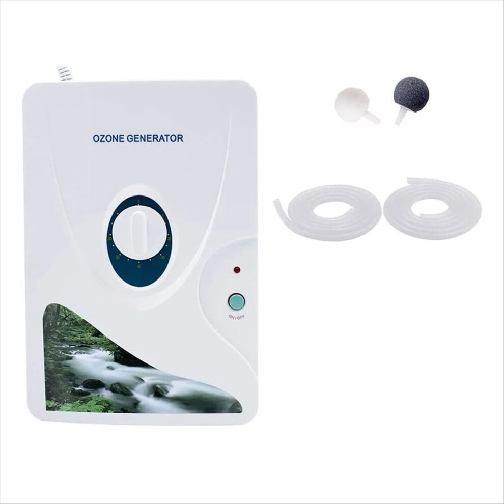 Portable Ozone Generator 600Mg Water Ozonator O3 Machine for Home Air, Water, Fruits, Vegetables Clean EU Plug
