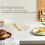 6-Piece Serving Flatware Silverware Set, Utensil Set,Include Cake Server, Slotted Spoon Gold 4