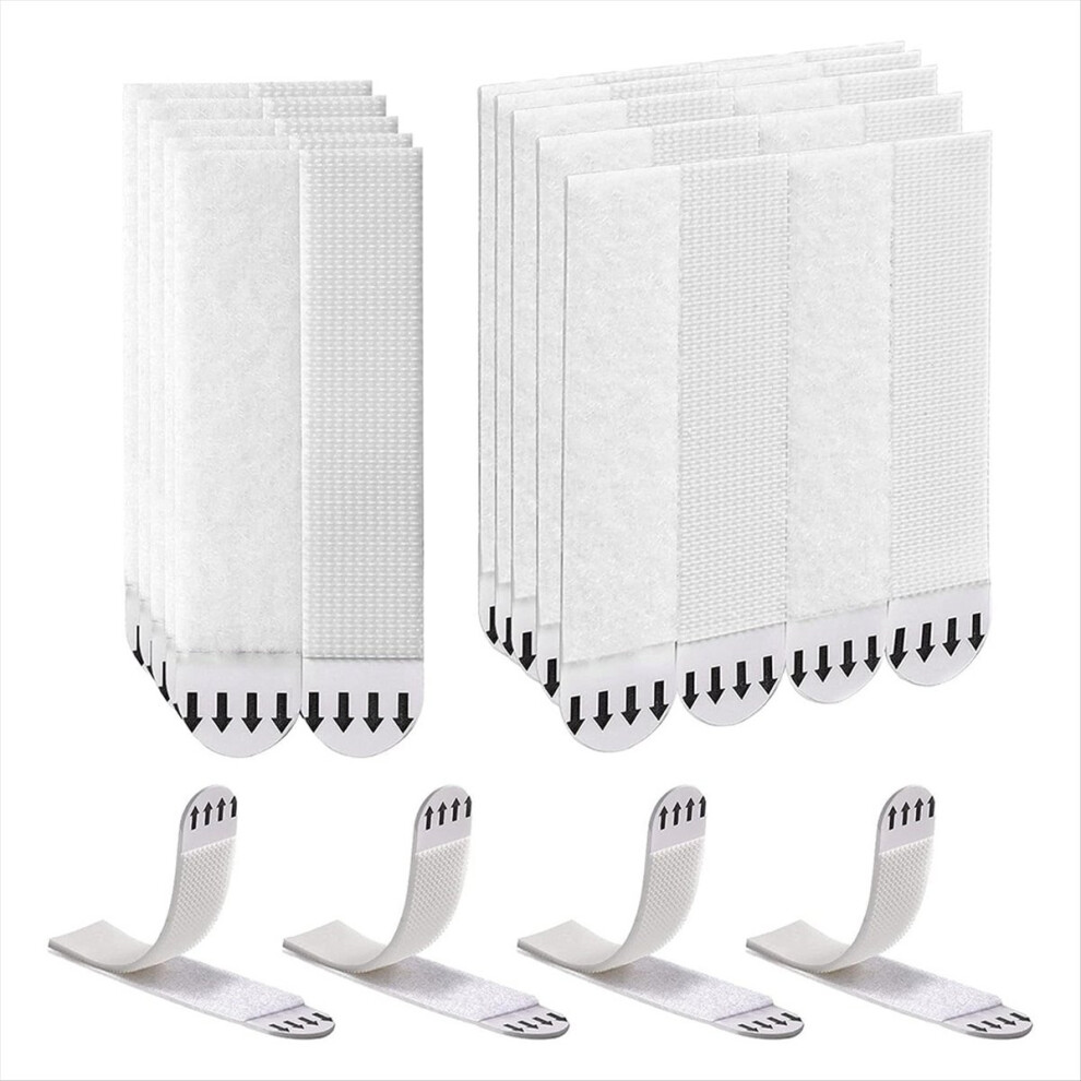 20 Pairs(40 Strips) Narrow Picture Hanging Strips, Water-Resistant Adhesive Strips For Frame 19X92mm 4851698680755
