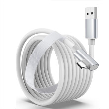 Kabel łączący USB-C 2/4/3 zapewnia szybki transfer danych, umożliwiając bezproblemową rozgrywkę VR i łączność z komputerem