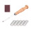 Bread Bakers Cutter Slashing Tool Dough Making Razor Wood Handle Bakeware for Kitchen with 5X Blades 2