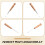 Bread Bakers Cutter Slashing Tool Dough Making Razor Wood Handle Bakeware for Kitchen with 5X Blades 6
