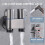 Mini robinet multifonction en laiton, double commande 1 entrée/2 sorties, pour lave-linge et WC - C 1