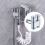 Mini robinet multifonction en laiton, double commande 1 entrée/2 sorties, pour lave-linge et WC - C 4