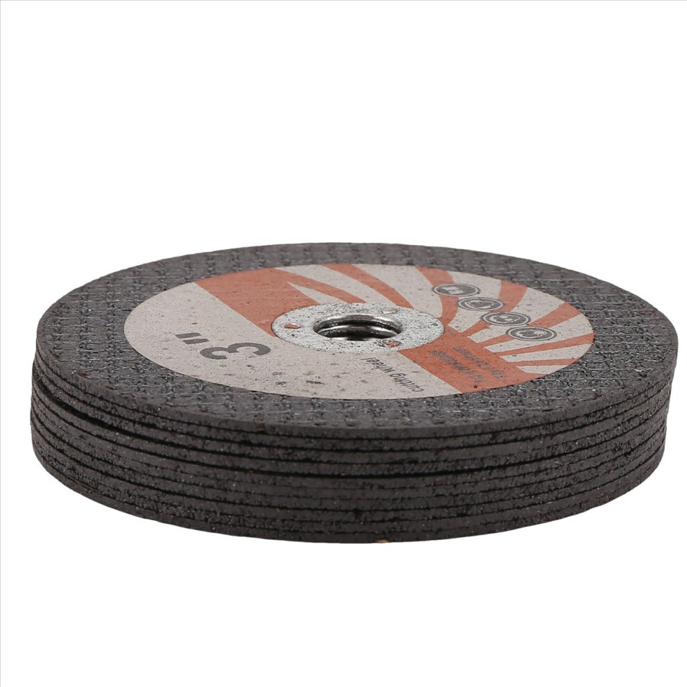 10Pcs 75Mm Mini Cutting Disc Circular Resin Grinding Wheel For 10Mm Bore Angle Grinder Wood Tile Power Tool 4851698687280