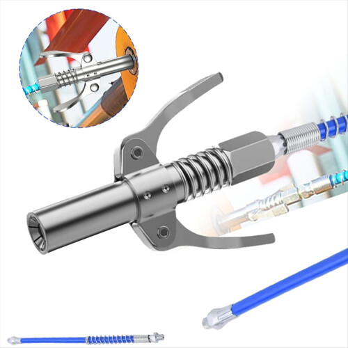 Double Handle High Pressure Locking Pliers Grease Fitting, Coupler, Repair Tools, NPT1/8 Adapter 1
